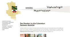 Desktop Screenshot of literatur-lsa.de