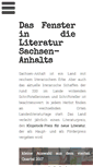 Mobile Screenshot of literatur-lsa.de