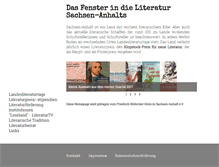 Tablet Screenshot of literatur-lsa.de